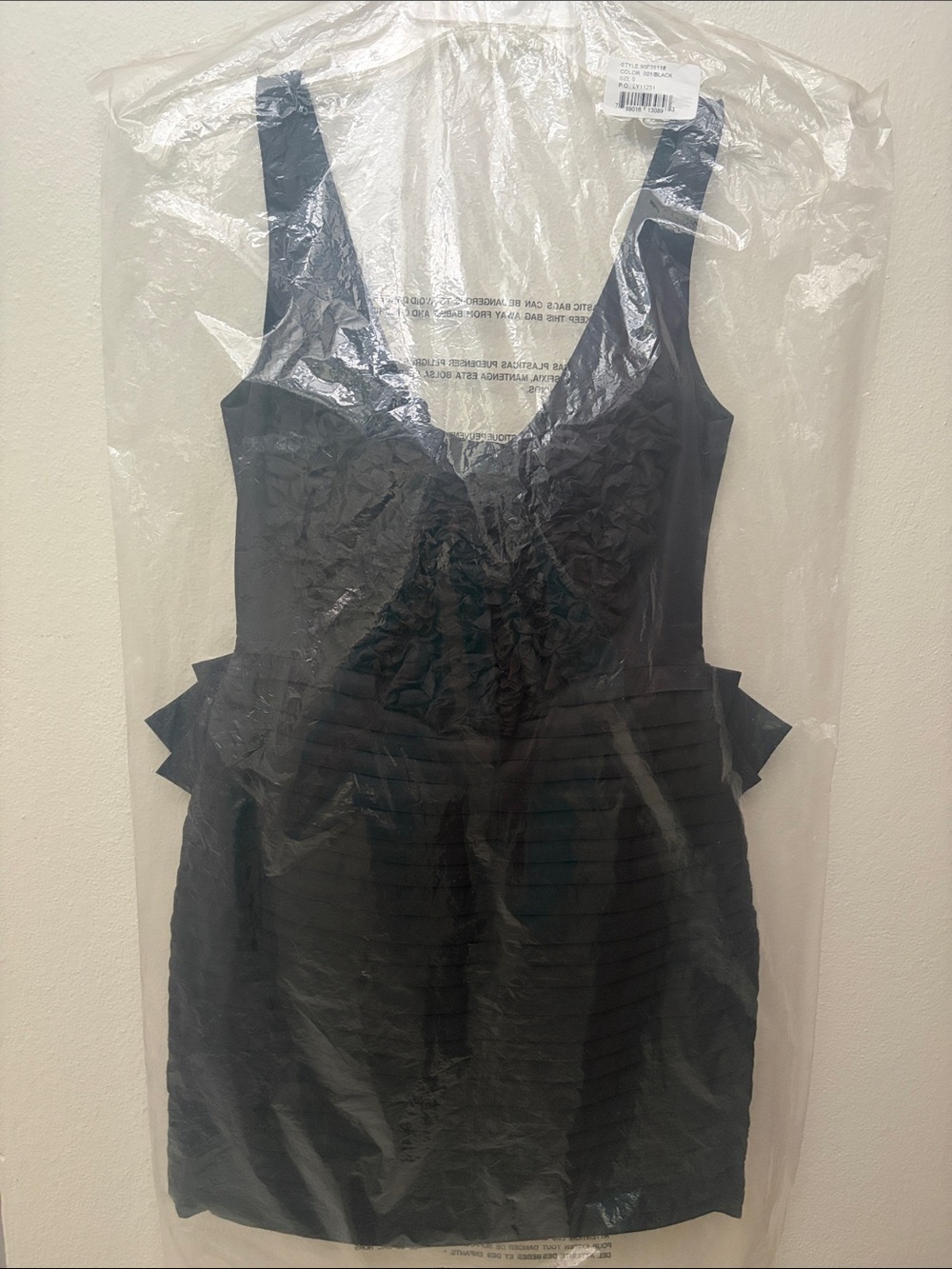 Laundry by Shelli Segal Black Cocktail Dress Size 0 NWT